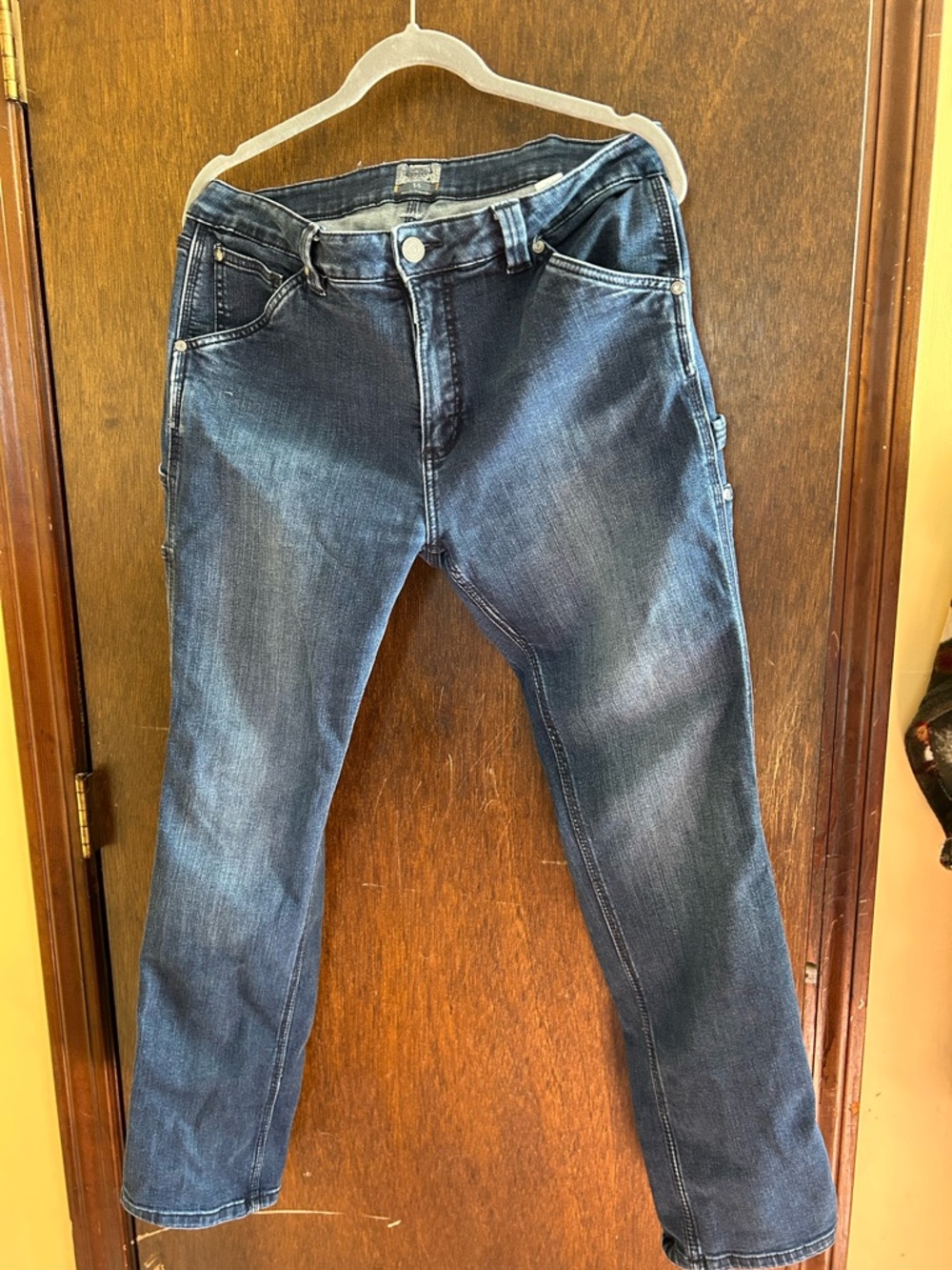 Women Dark Blue Ridgecut Straight-Leg Jeans 14